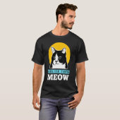 Christian Funny Holier Than Meow Cute Cat Lover T-shirt (Voorkant volledig)