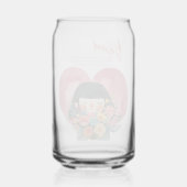 Christian Gift glass with encouraging Bible Verse Blikvorm Glas (Voorkant)