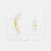 Christian Glow For Jesus Let Your Light Shine Fait Fleece Deken (Voorkant (Horizontaal))