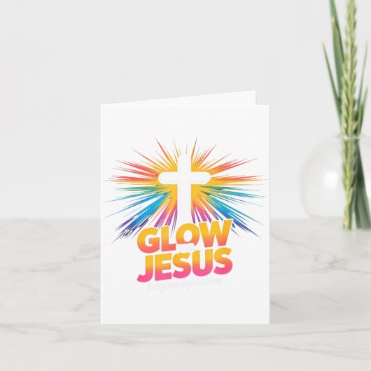 Christian Glow For Jesus Let Your Light Shine Fait Kaart (Voorkant)