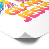 Christian Glow For Jesus Let Your Light Shine Fait Poster (Hoek)
