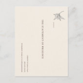 Christian God Parent/Sponsor Keepsake Briefkaart (Voorkant)