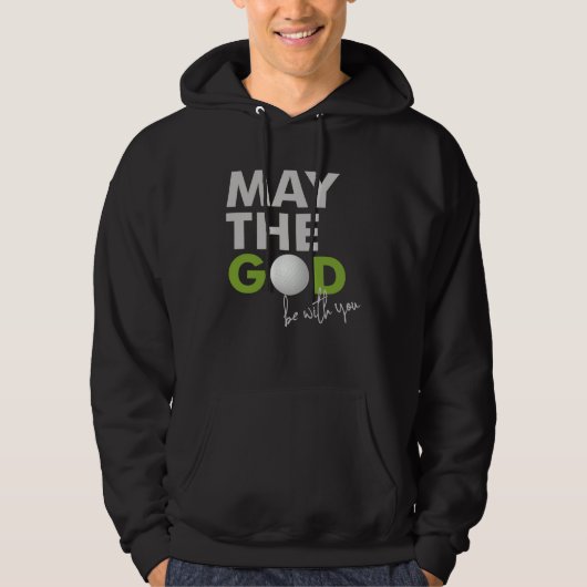 Christian Golf Father´s Day Golfer Ball Humor for  Hoodie (Voorkant)