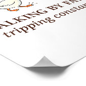 Christian Goose Walking By Faith Tripng Constantly Poster (Hoek)