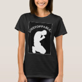 Christian Graphic Prayer Motivation Unstoppable T-shirt (Voorkant)