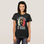 Christian Guitar Player Jesus My Favorite Chord Gu T-shirt (Voorkant volledig)