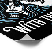 Christian Guitarist Praise Him With The Strings  Poster (Hoek)