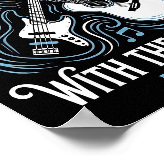 Christian Guitarist Praise Him With The Strings Poster (Hoek)