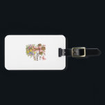 Christian- He is Risen Floral Cross Religious East Bagagelabel<br><div class="desc">Christian- He is Risen Floral Cross Religious Easter T-Shirt</div>