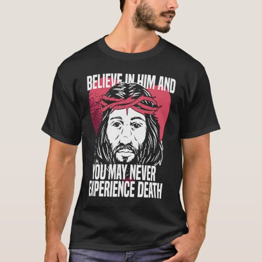 Christian Heart Jesus  Catholic Bible Religion Chr T-shirt (Voorkant)