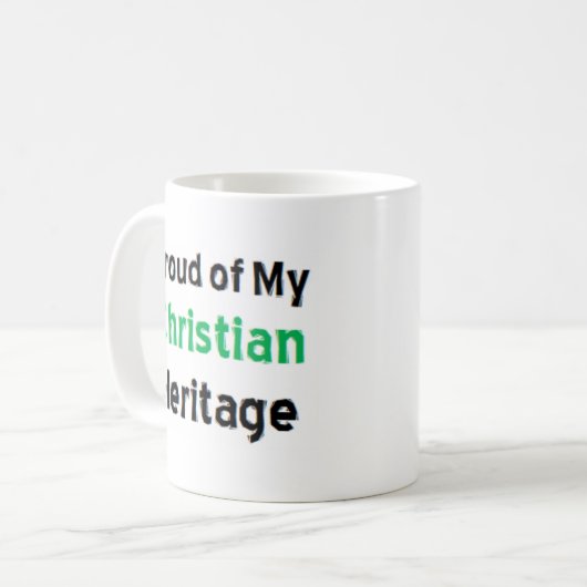 christian heritage koffiemok (Voorkant links)