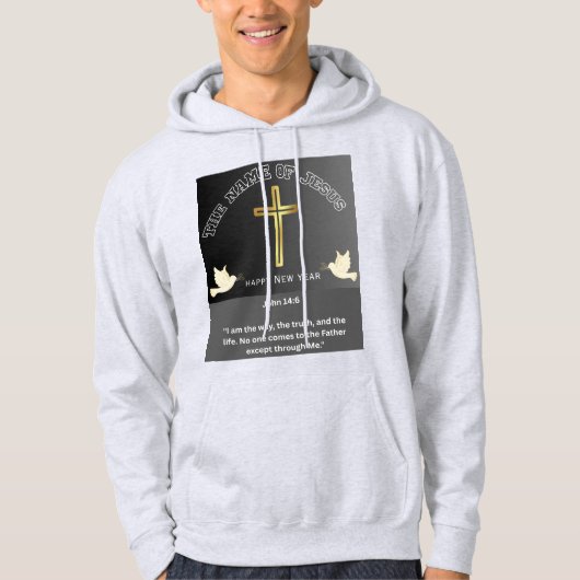 Christian Hoodie – John 14:6 Bible Verse (Voorkant)