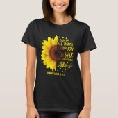 Christian I Can Do All Things Through Christ Bible T-shirt (Voorkant)