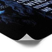 Christian I Can Do All Things Through Christ Lion Poster (Hoek)