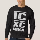 Christian IC XC NIKA  Distressed Eastern Orthodox Trui (Voorkant)
