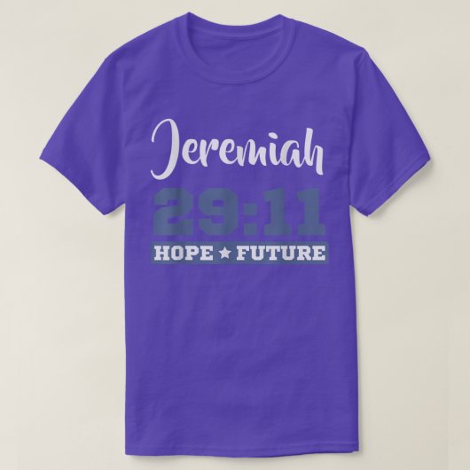 Christian Jeremiah 2911 Scripture  T-shirt (Design voorkant)