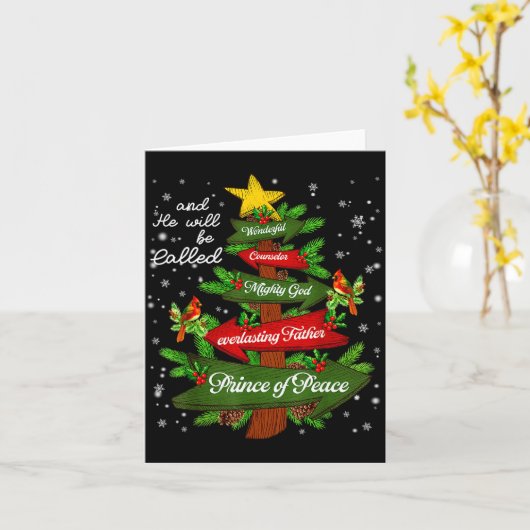 Christian Jesus Christmas Tree Pajamas Xmas Men Wo Kaart (Gele Bloem)