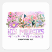 Christian Jesus God Customized Vierkante Sticker (Voorkant)