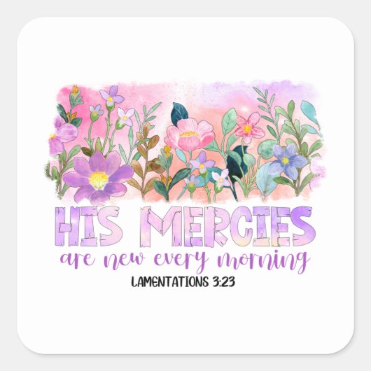 Christian Jesus God Customized Vierkante Sticker (Voorkant)