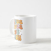 Christian Jesus Loves You Bruh Groovy Godsister To Koffiemok (Voorkant links)