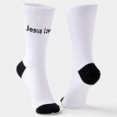 Christian Jesus loves you Crew Socks Sokken (Gebogen)