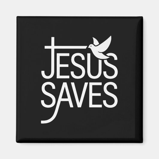Christian Jesus redt premie Magneet (Voorkant)