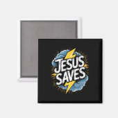 Christian Jesus redt premie Magneet (Voorkant / Achterkant)