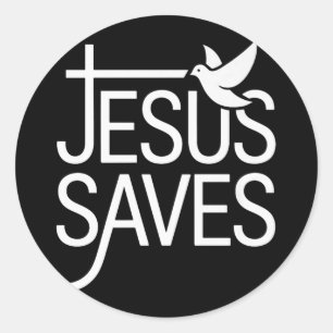 Christian Jesus redt premie Ronde Sticker
