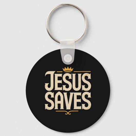 Christian Jesus redt premie Sleutelhanger (Voorkant)