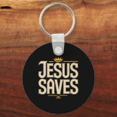 Christian Jesus redt premie Sleutelhanger (Voorkant)