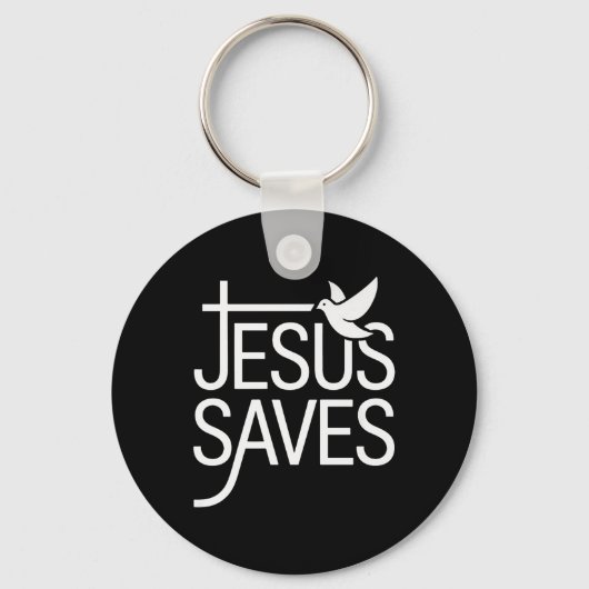 Christian Jesus redt premie Sleutelhanger (Voorkant)