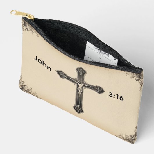 Christian John 3:16 Crucifix Etui (Open)