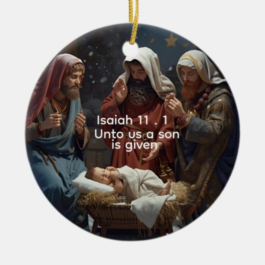 Christian Journal for Her, Bible Scriptures Keramisch Ornament (Voorkant)