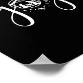 Christian Joy Nativity Christmas - joy' With Baby  Poster (Hoek)