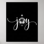 Christian Joy Nativity Christmas - joy' With Baby  Poster (Voorkant)