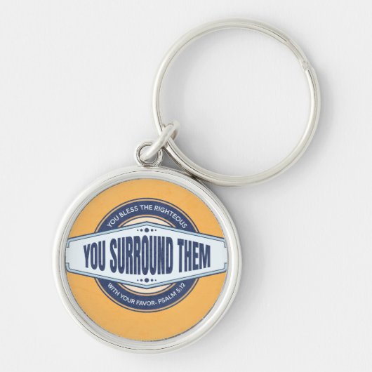 Christian Keychain with Bible Verse Blessing (Voorkant)