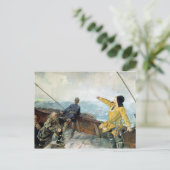 Christian Krohg Leiv Eirikson Discovering America Briefkaart (Staand voorkant)