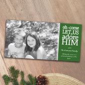 Christian - Let Us Adore Him - Foto van Chrismtas Feestdagenkaart