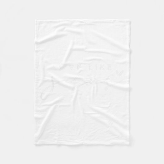 Christian Love Like Jesus Merry Christmas Womens G Fleece Deken (Voorkant)