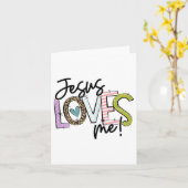 Christian Love Quote Gift For New Believers Jesus  Kaart (Gele Bloem)