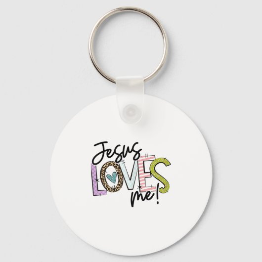 Christian Love Quote Gift For New Believers Jesus  Sleutelhanger (Voorkant)