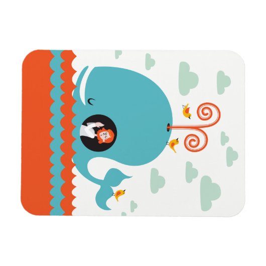 Christian Magnet Bible Story Jonah And The Whale Magneet (Horizontaal)
