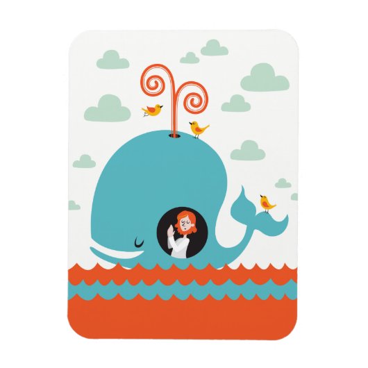 Christian Magnet Bible Story Jonah And The Whale Magneet (Verticaal)