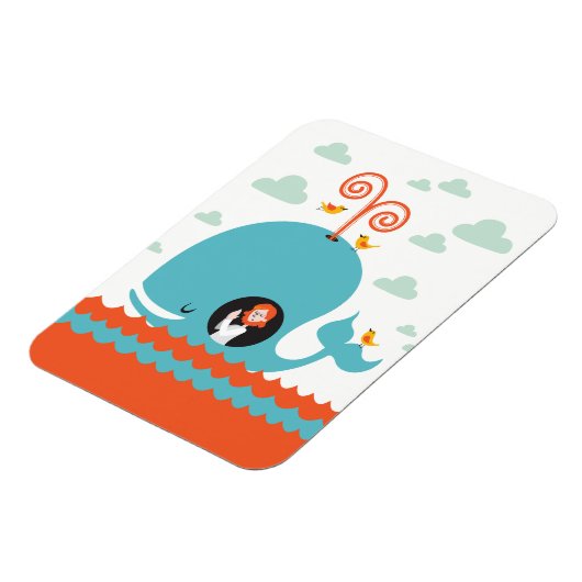 Christian Magnet Bible Story Jonah And The Whale Magneet (Linkerzijde)