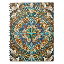 Christian Mandala Inspirational Notitieboek