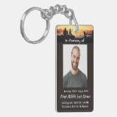 Christian Memorial Father Son Fishing Fisherman Sleutelhanger (Voorkant Links)