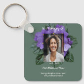 Christian Memorial Keepsake African Violet Sleutelhanger (Voorkant)