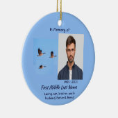 Christian Memorial Keepsake Canada Goose Outdoors Keramisch Ornament (Rechts)