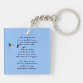 Christian Memorial Keepsake  Canada Goose Outdoors Sleutelhanger (Achterkant)