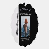 Christian Memorial Keepsake Feather Tribal Boho  Ornament Kaart (Rechts)